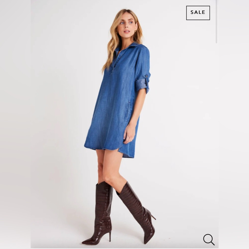 Bella Dahl denim shirt dress mini